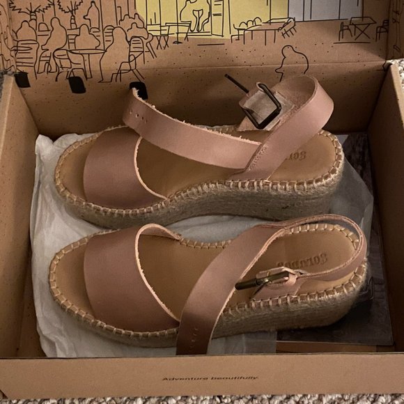 Soludos Minorca Platform in Dove Gray